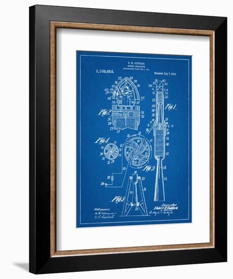 Rocket Patent--Framed Art Print
