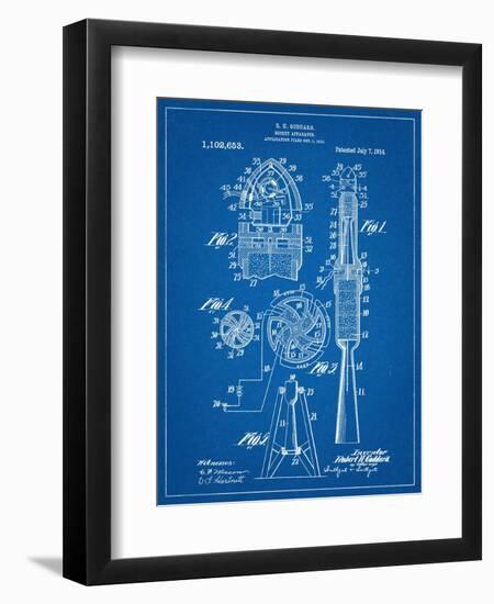 Rocket Patent-null-Framed Art Print