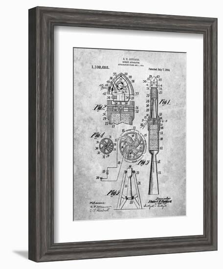 Rocket Patent-Cole Borders-Framed Art Print