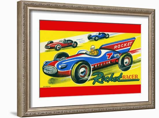 Rocket Racer-null-Framed Art Print