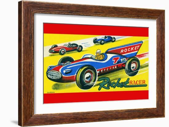 Rocket Racer-null-Framed Art Print