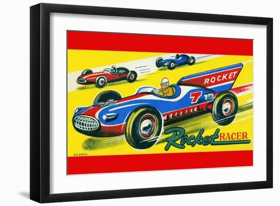 Rocket Racer-null-Framed Art Print