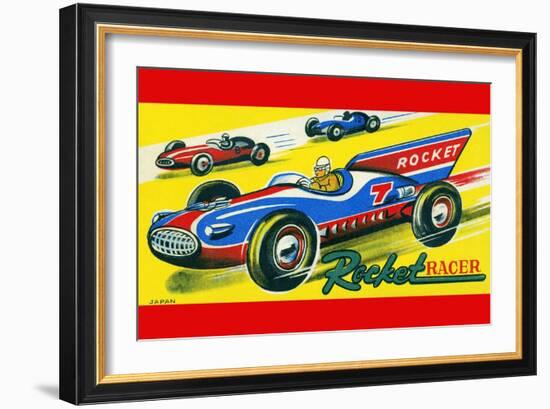 Rocket Racer-null-Framed Art Print