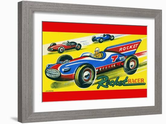 Rocket Racer-null-Framed Art Print