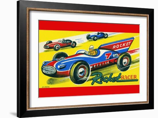 Rocket Racer-null-Framed Art Print