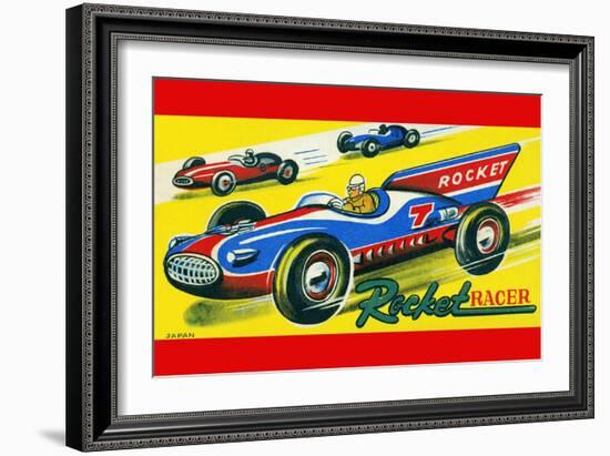 Rocket Racer-null-Framed Art Print