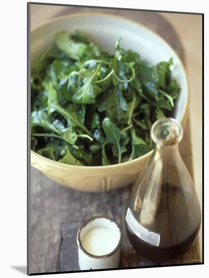 Rocket Salad with Vinaigrette-Jean Cazals-Mounted Photographic Print