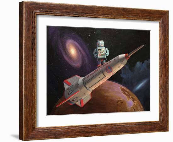 Rocket Surfer-Eric Joyner-Framed Giclee Print