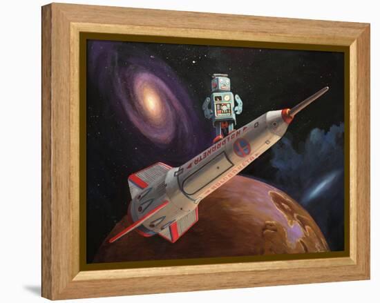 Rocket Surfer-Eric Joyner-Framed Premier Image Canvas