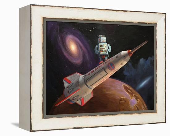 Rocket Surfer-Eric Joyner-Framed Premier Image Canvas