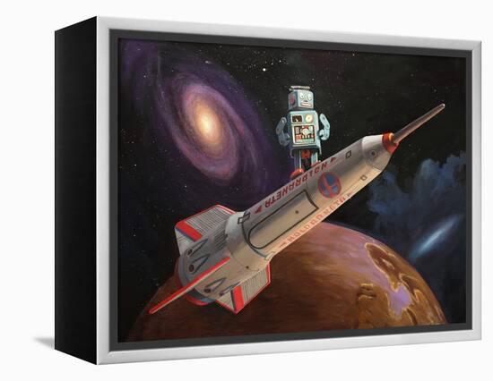 Rocket Surfer-Eric Joyner-Framed Premier Image Canvas