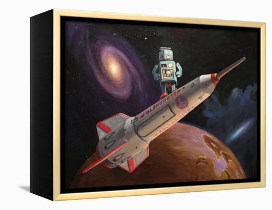 Rocket Surfer-Eric Joyner-Framed Premier Image Canvas