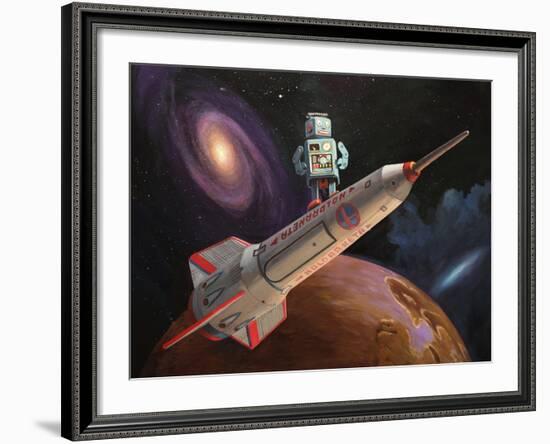 Rocket Surfer-Eric Joyner-Framed Giclee Print