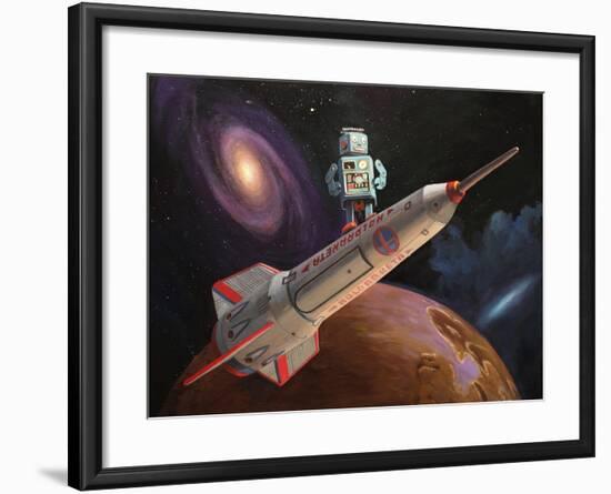 Rocket Surfer-Eric Joyner-Framed Giclee Print