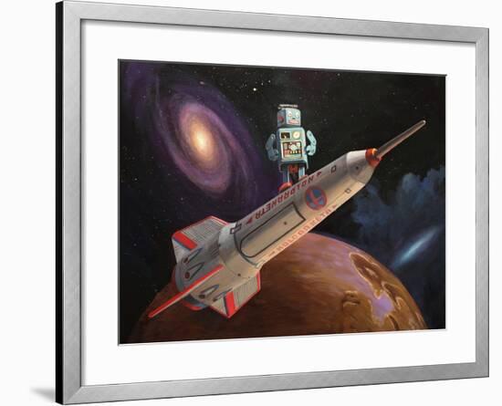 Rocket Surfer-Eric Joyner-Framed Giclee Print