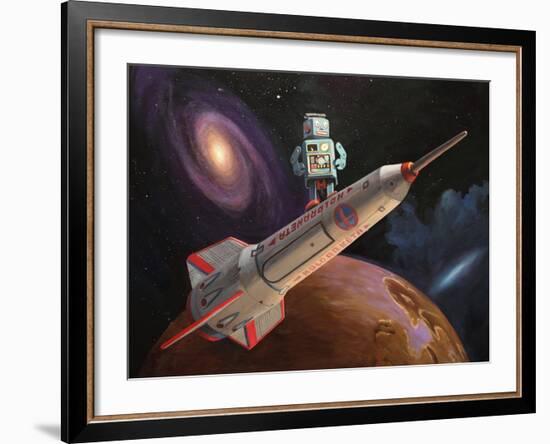 Rocket Surfer-Eric Joyner-Framed Giclee Print