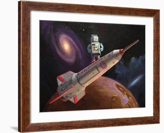 Rocket Surfer-Eric Joyner-Framed Giclee Print