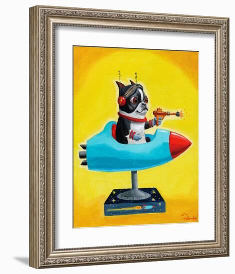 Rocket Yellow-Brian Rubenacker-Framed Art Print