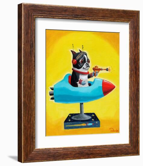 Rocket Yellow-Brian Rubenacker-Framed Art Print