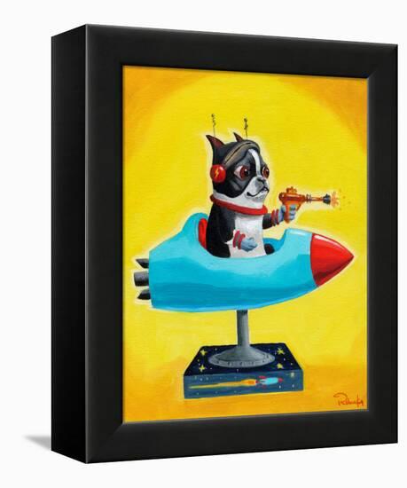 Rocket Yellow-Brian Rubenacker-Framed Stretched Canvas