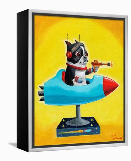 Rocket Yellow-Brian Rubenacker-Framed Stretched Canvas