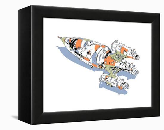 Rocket-HR-FM-Framed Stretched Canvas