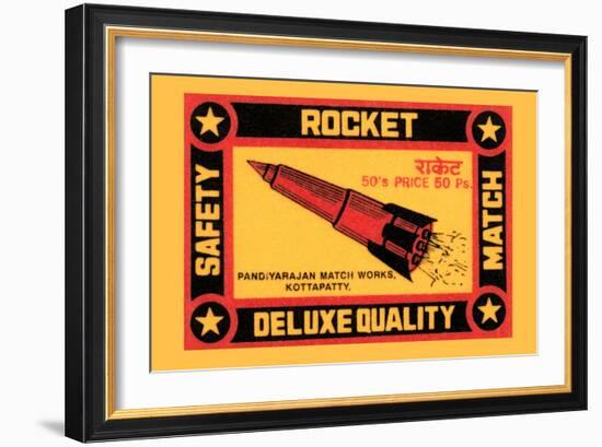 Rocket-null-Framed Art Print