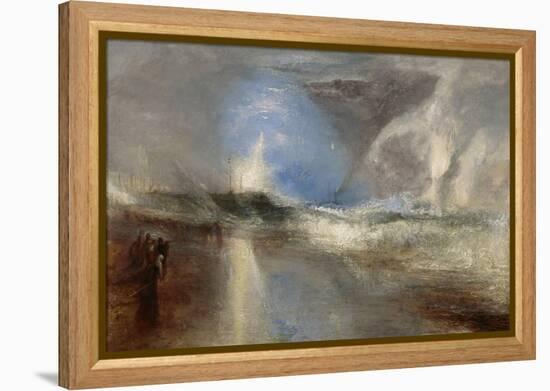 Rockets and Blue Lights (Close at Hand) to Warn Steamboats of Shoal Water, 1840 (Oil on Canvas)-Joseph Mallord William Turner-Framed Premier Image Canvas