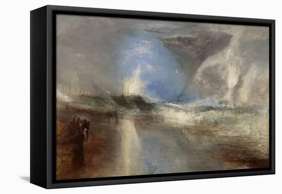 Rockets and Blue Lights (Close at Hand) to Warn Steamboats of Shoal Water, 1840 (Oil on Canvas)-Joseph Mallord William Turner-Framed Premier Image Canvas