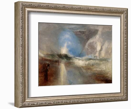 Rockets and Blue Lights (Close at Hand) to Warn Steamboats of Shoal Water. 1840-J. M. W. Turner-Framed Giclee Print