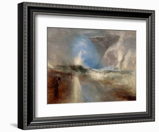 Rockets and Blue Lights (Close at Hand) to Warn Steamboats of Shoal Water. 1840-J. M. W. Turner-Framed Giclee Print