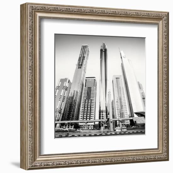 Rockets, Dubai, UAE-Marcin Stawiarz-Framed Giclee Print