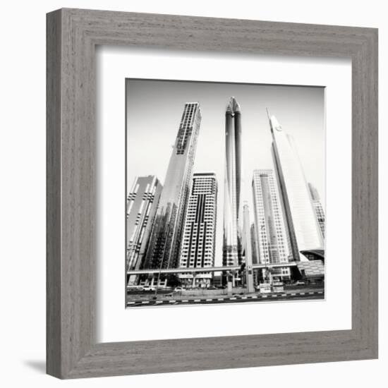 Rockets, Dubai, UAE-Marcin Stawiarz-Framed Giclee Print