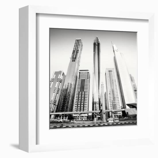 Rockets, Dubai, UAE-Marcin Stawiarz-Framed Giclee Print