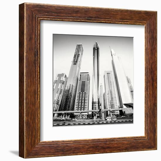 Rockets, Dubai, UAE-Marcin Stawiarz-Framed Art Print