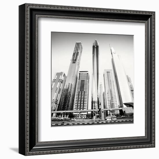 Rockets, Dubai, UAE-Marcin Stawiarz-Framed Art Print