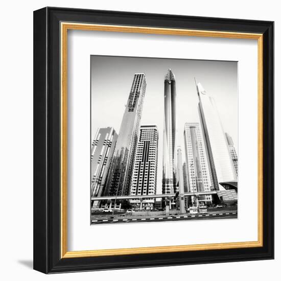 Rockets, Dubai, UAE-Marcin Stawiarz-Framed Art Print