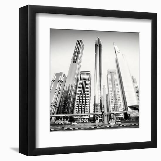 Rockets, Dubai, UAE-Marcin Stawiarz-Framed Art Print