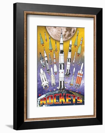 Rockets for Kids-null-Framed Art Print