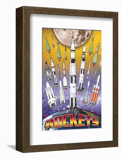 Rockets for Kids-null-Framed Art Print
