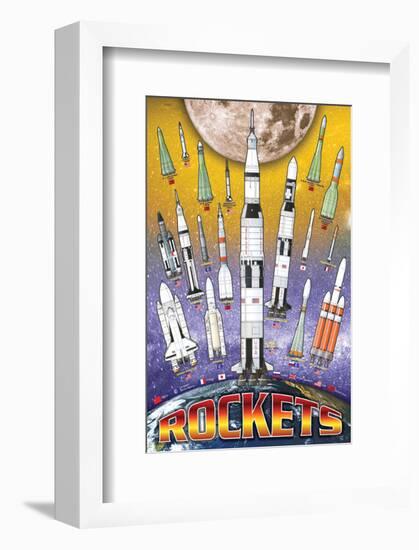 Rockets for Kids-null-Framed Art Print