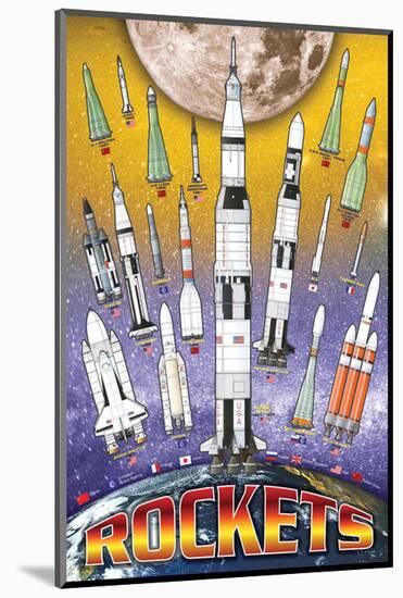 Rockets for Kids-null-Mounted Art Print