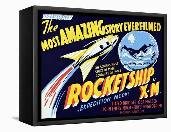 Rocketship X-M, 1950-null-Framed Stretched Canvas