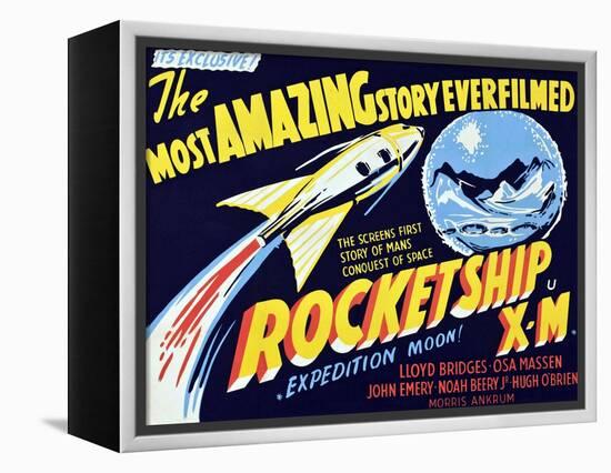 Rocketship X-M, 1950-null-Framed Stretched Canvas