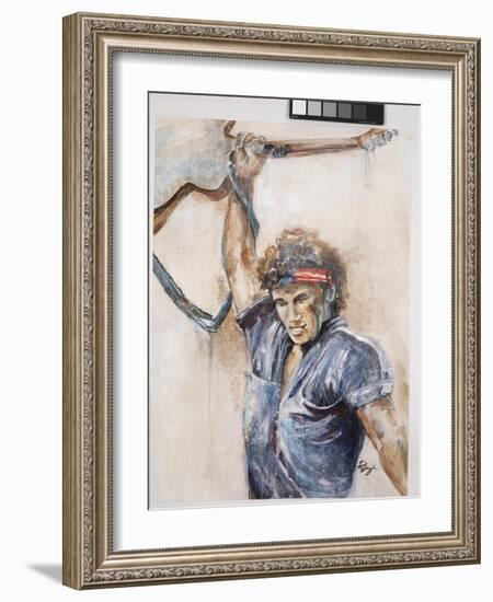 Rockin the Blues II Springsteen-Farrell Douglass-Framed Giclee Print