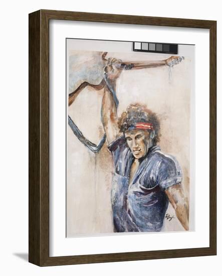 Rockin the Blues II Springsteen-Farrell Douglass-Framed Giclee Print