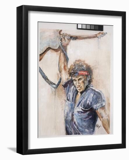 Rockin the Blues II Springsteen-Farrell Douglass-Framed Giclee Print