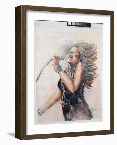 Rockin the Blues III Janis-Farrell Douglass-Framed Giclee Print