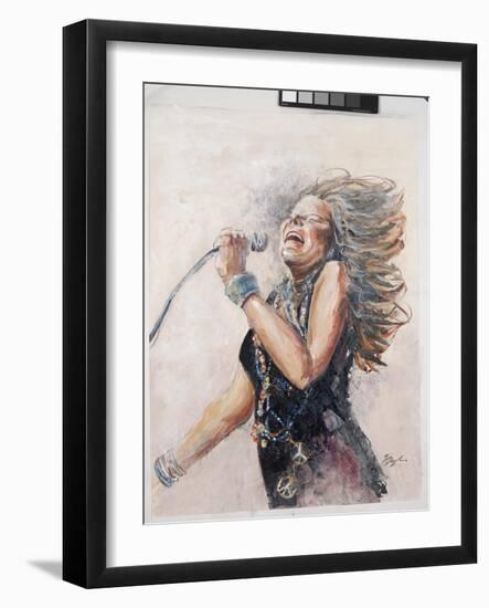 Rockin the Blues III Janis-Farrell Douglass-Framed Giclee Print