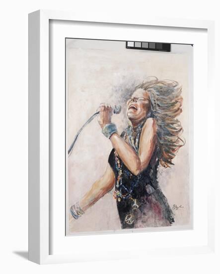 Rockin the Blues III Janis-Farrell Douglass-Framed Giclee Print